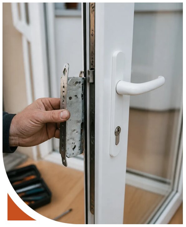 Ремонт замка пластиковой двери в Грозном от 2565 р. | Разлок-Грз